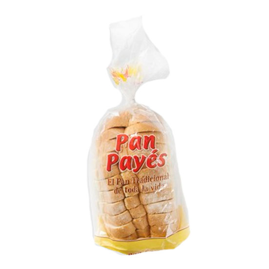 Pan de molde blanco payes Moldesol 490g