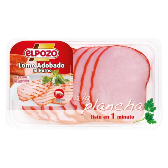 CINTA DE LOMO AL HORNO DE CERDO ADOBADO 330G EL POZO