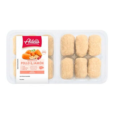 CROQUETAS POLLO Y JAMON ALDELIS