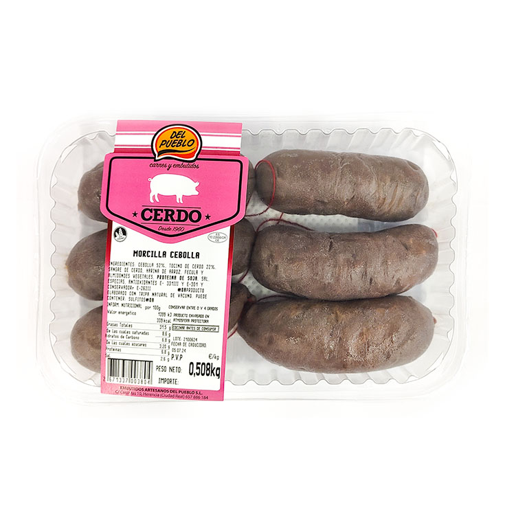 MORCILLA CEBOLLA PARRILLA 400G EMB DEL PUEBLO