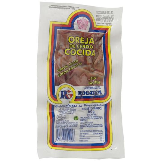 OREJA DE CERDO COCIDA ROGUSA 500G