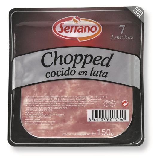 CHOPPED COCIDO LATA SERRANO 150G