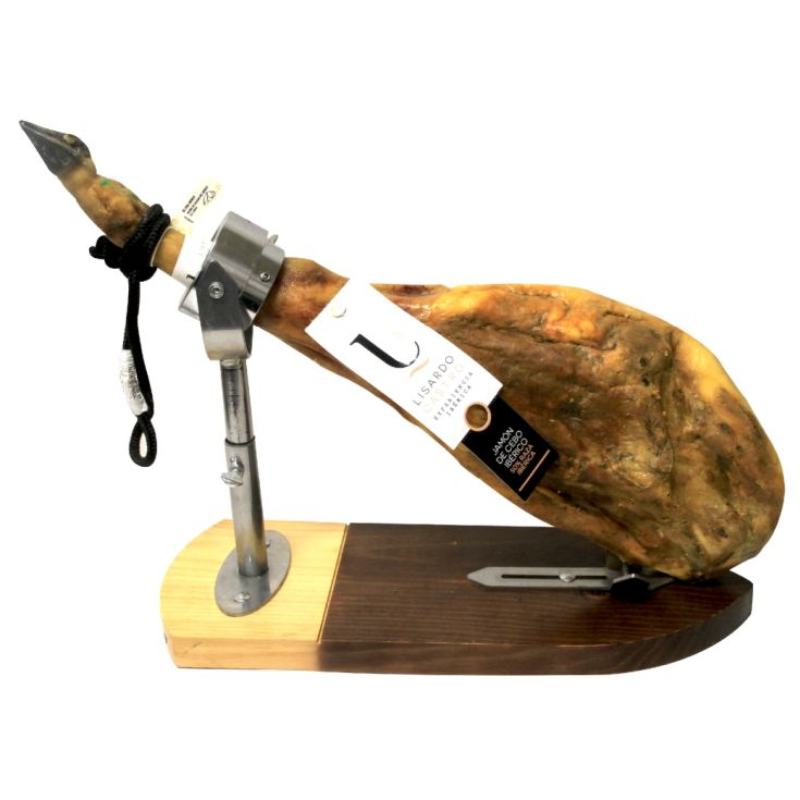 JAMON IBÉRICO CEBO 50% RAZA IBERICA LISARDO CASTRO PIEZA 7.5-8 Kg