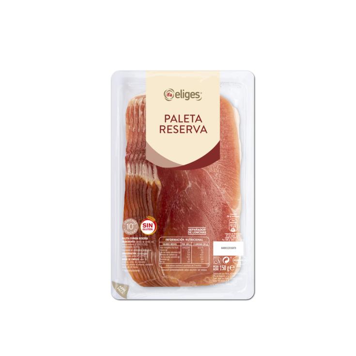 JAMÓN CURADO PALETA LONCHAS IFA ELIGES 150G