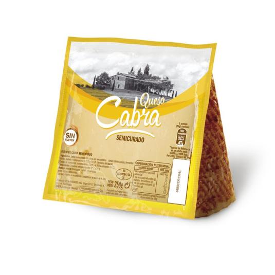 QUESO SEMICURADO CABRA CUÑA IFA ELIGES 250G