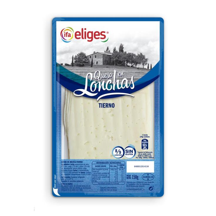 QUESO TIERNO LONCHA IFA ELIGES 150G