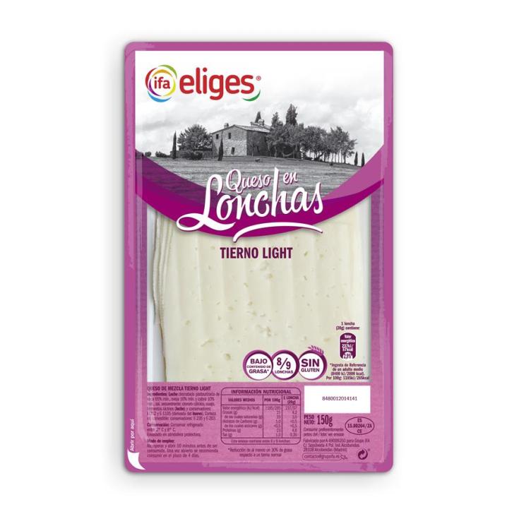 QUESO TIERNO LIGHT LONCHA IFA ELIGES 150G