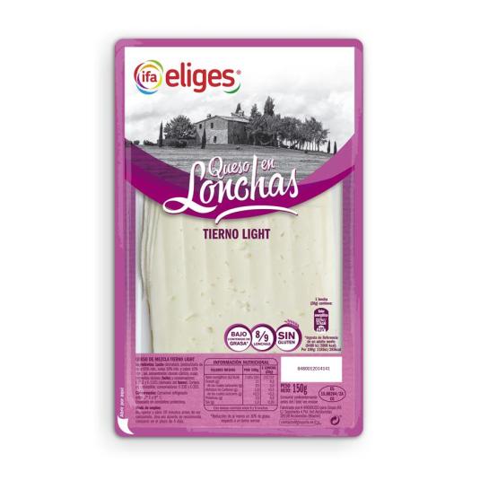 QUESO TIERNO LIGHT LONCHA IFA ELIGES 150G