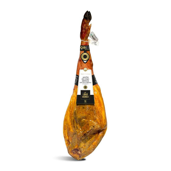 JAMÓN 50% IBÉRICO 50% RAZA IBERICA LINAJE IBERICO PIEZA