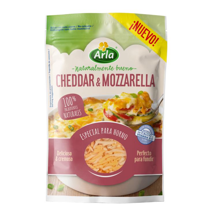 QUESO RALLADO CHEDDAR MOZARELLA FINELLO ARLA 150G