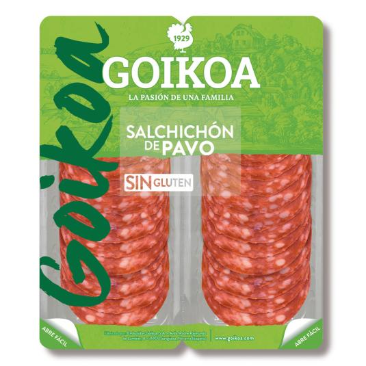 SALCHICHÓN PAVO LONCHAS GOIKOA P2 75G/U