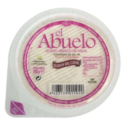 QUESO FRESCO DE VACA EL ABUELO 300G