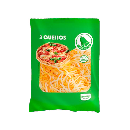 QUESO RALLADO TRES QUESOS CAMPAINHA 150G