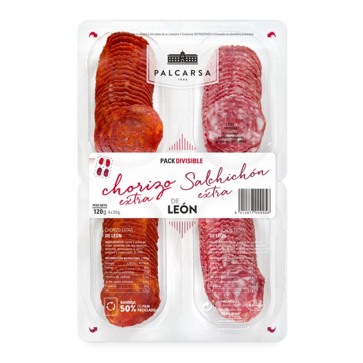 CHORIZO/SALCHICHON LEON EXTRA PALCARSA P4 30G/U