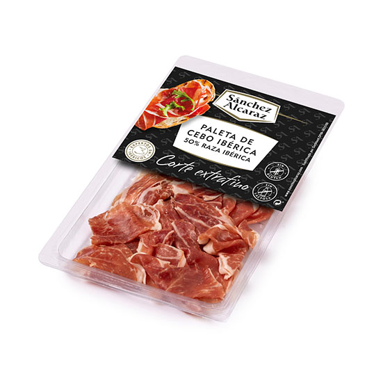 Paleta cebo iberico 50% lonchas extrafinas Sanchez alcaraz 90g