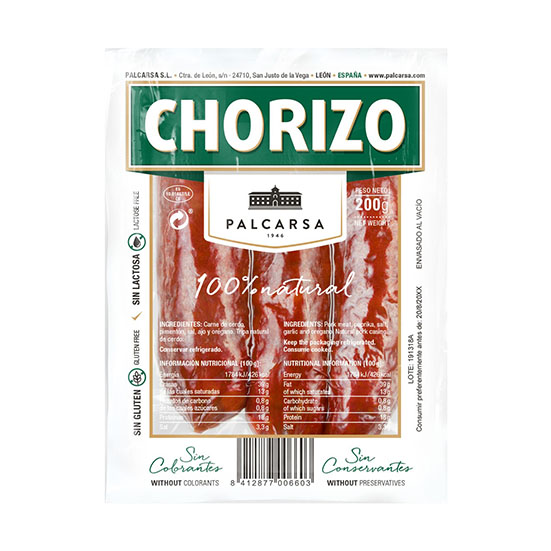 Chorizo oreado Palcarsa 200g