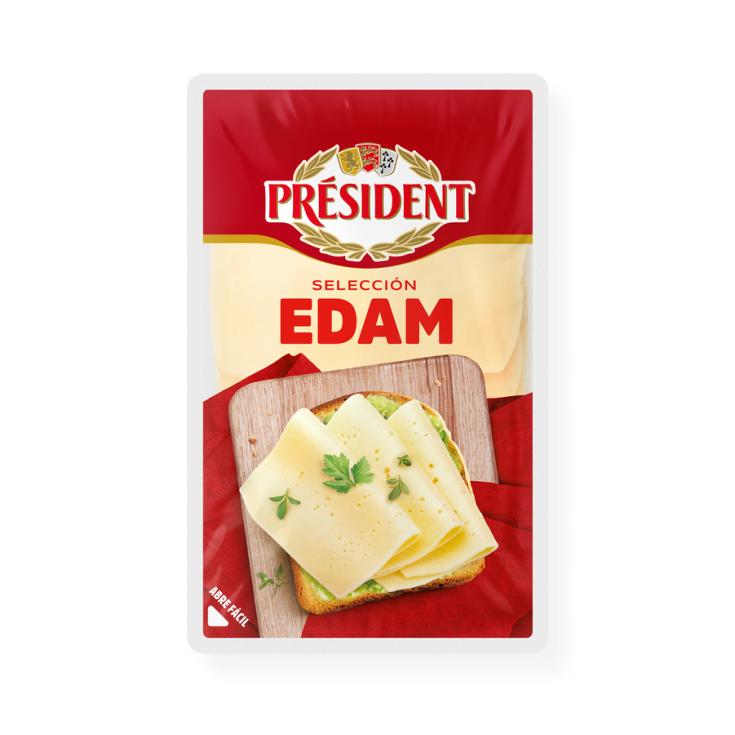 QUESO EDAM LONCHAS PRESIDENT 100G
