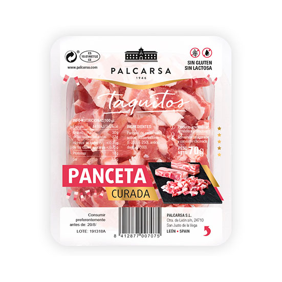 Panceta taquitos Palcarsa 70g