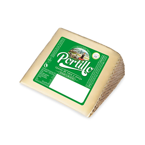 Queso mezcla semiicurado cuña Portillo 200g