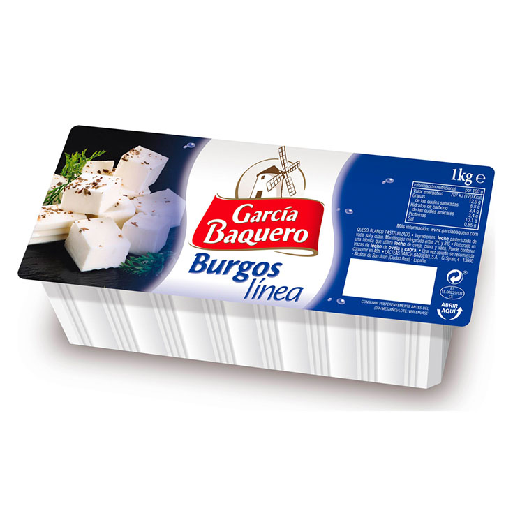 QUESO FRESCO BURGOLINEA GARCIA BAQUERO 1KG