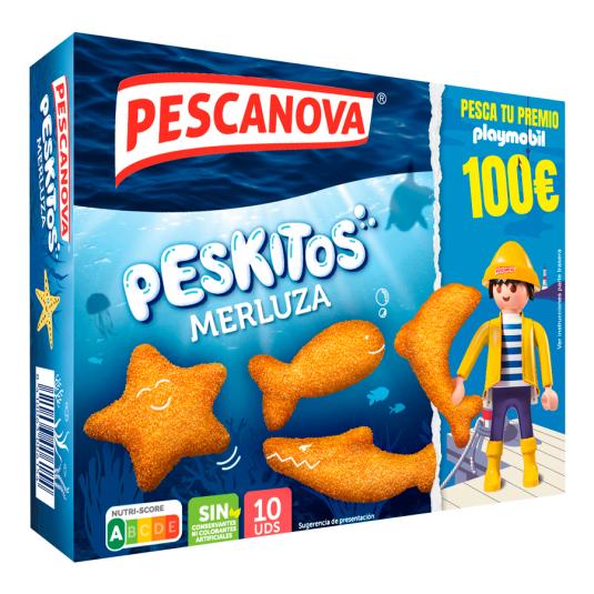 MERLUZA EMPANADA PESKITO PESCANOVA 400G