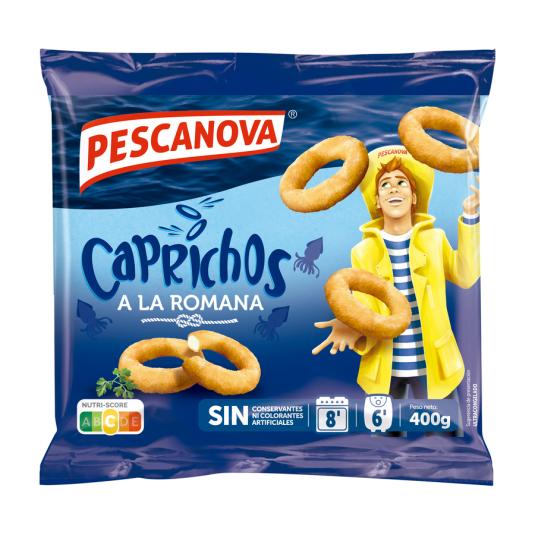 CALAMARES CAPRICHO A LA ROMANA PESCANOVA 400G