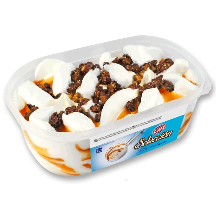 HELADO TARRINA NATA C/NUECES CASTY 900ML