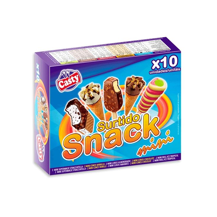 SURTIDO SNACK CASTY P10X51ML