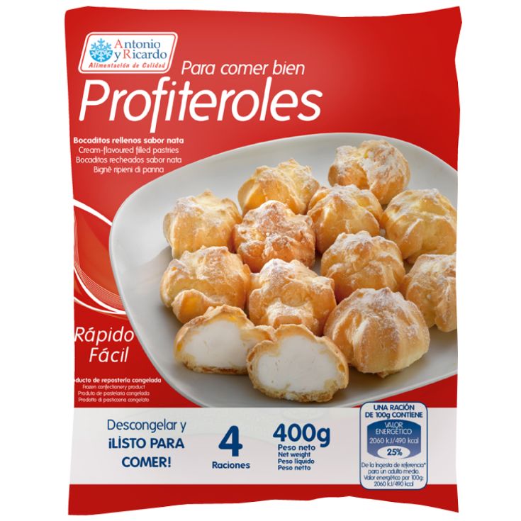 Profiteroles  Antonio y ricardo 400g