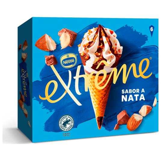 CONO HELADO NATA EXTREME P6 110ML/U