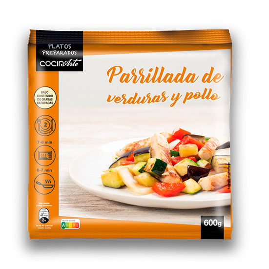 Verduras con pollo Cocinarte 600g