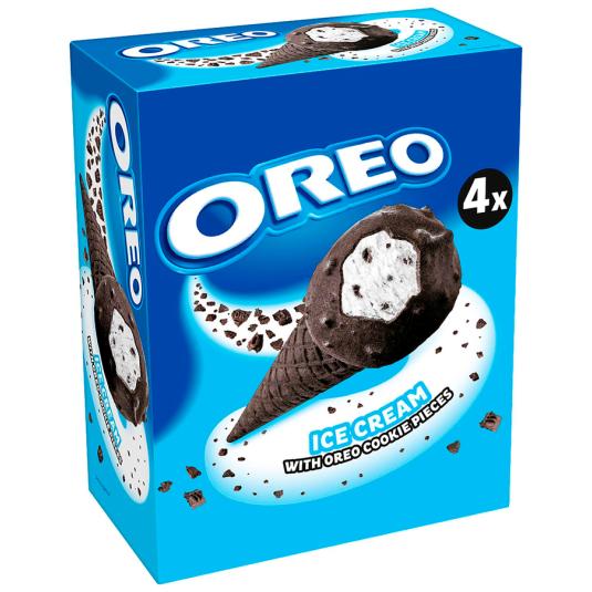 CONO HELADO BOLA  OREO P4 100ML/U