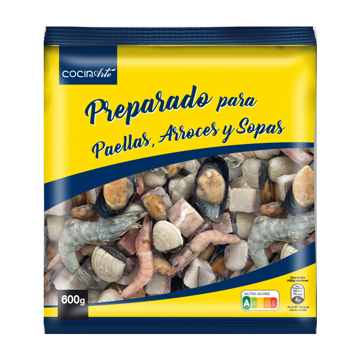 PREPARADO PAELLA CON CONCHA COCINARTE 600G