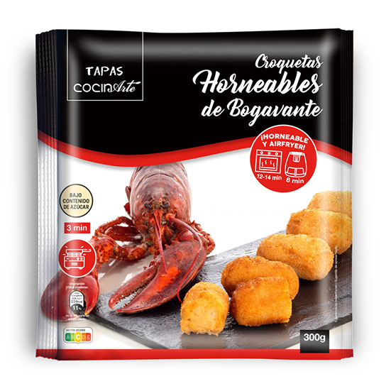 CROQUETAS DE BOGAVANTE HORNEABLE COCINARTE 300G