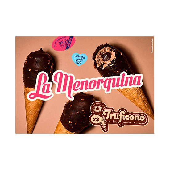 CONO ALMA DE CHOCOLATE LA MENORQUINA P3X130ML