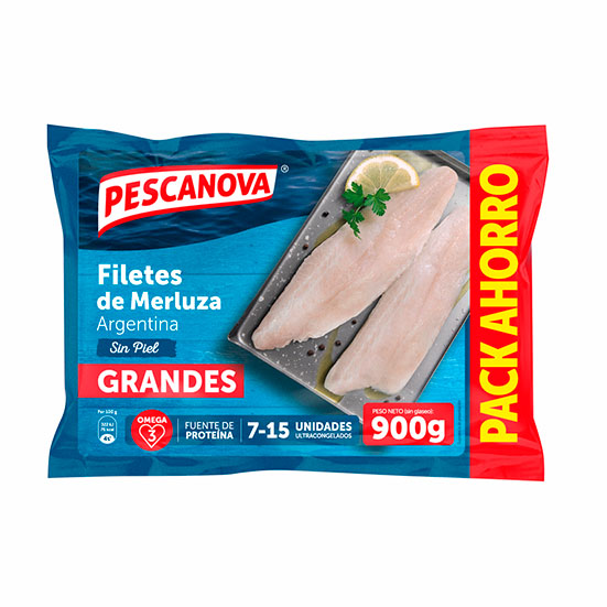 Filete de merluza argentina Pescanova 900g