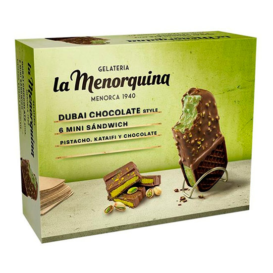 MINI SANDWICH DUBAI LA MENORQUINA P6X85ML