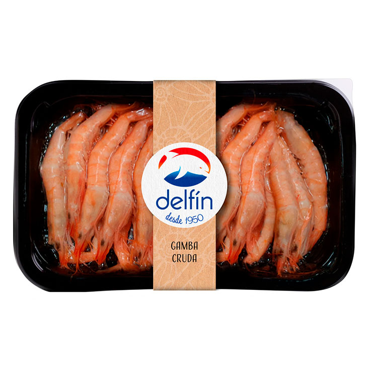 GAMBA DEL MEDITERRANEO CRUDA DELFIN 200G