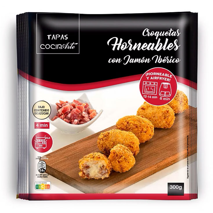 CROQUETAS JAMON IBERICO COCINARTE 300G