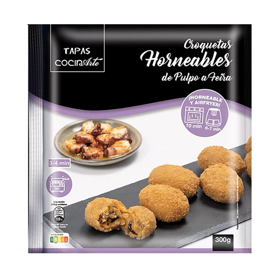 CROQUETAS PULPO A FEIRA COCINARTE 300G