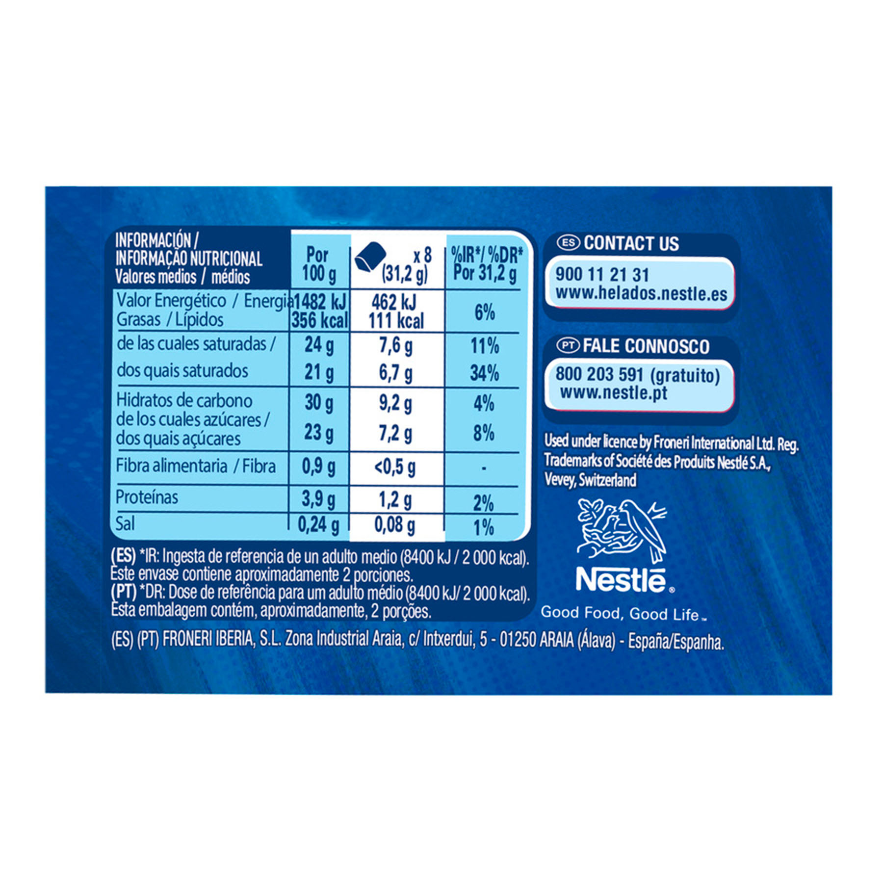 POPS CRUNCH MAXIBON 250ML