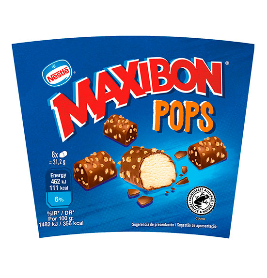 POPS CRUNCH MAXIBON 250ML