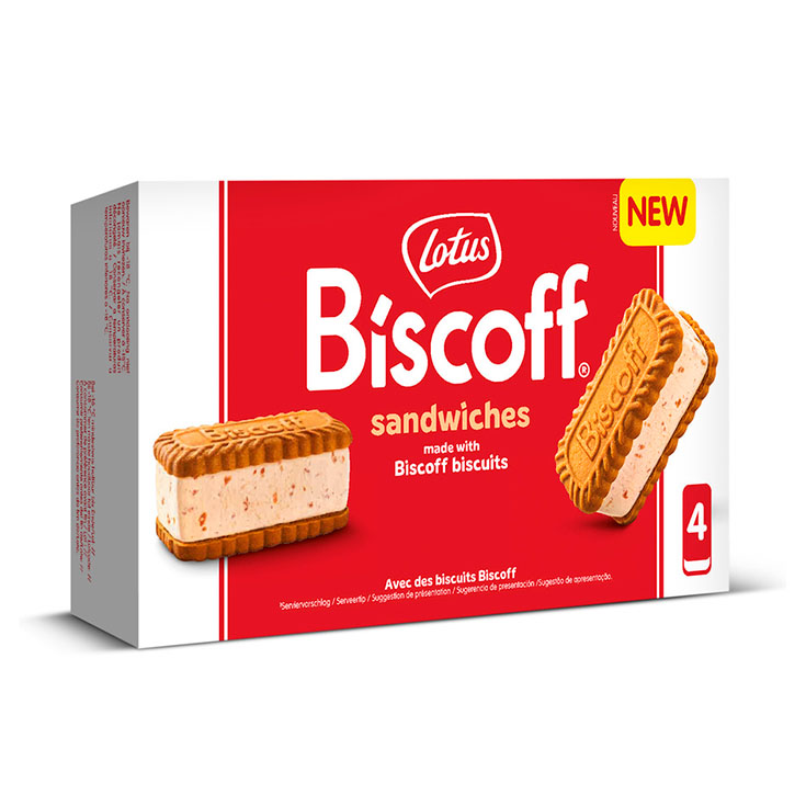 SANDWICH  BISCOFF P4X80ML