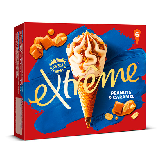 CONO PEANUT CARAMEL EXTREME P6X120ML