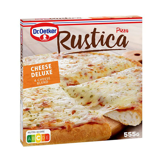 Pizza rústica cheese deluxe Dr oetker 555g