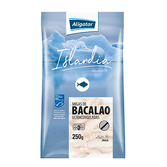 Migas de bacalao sal Aligator 250g