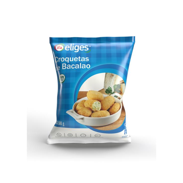 CROQUETA BACALAO CASERA IFA ELIGES 500G