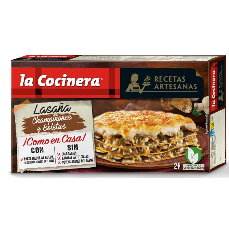 LASAÑA CAHMPIÑON BOLETUS COCINERA 500G