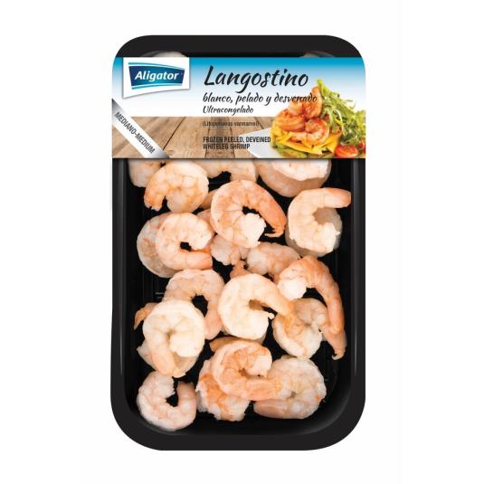 LANGOSTINO PELADO DESVENADO AL VACIO ALIGATOR 250G