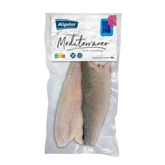 FILETE LUBINA C/PIEL AL VACIO ALIGATOR 180G